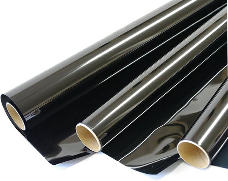 Mkbrother ® Car Window Tint Film - 20% VLT 36" in x 50' Ft (36" x 600") Roll, UV & Heat Blocking, Scratch Resistant, Privacy Adhesive Film for Auto & Home Windows - Image 1